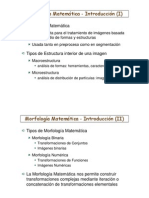 Morfología Matemática - Introducción (I) G