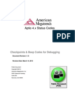AMI Aptio 4.x Status Codes PUB PDF