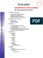 Temario - Saneamiento PDF