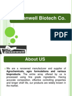 Agrochemical Manufacturer Greenwell Biotech Co. Product Catalog