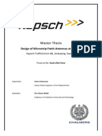 Design of Microstrip Patch Antennas at 3.8 GHz for Short-Range Communication Applications