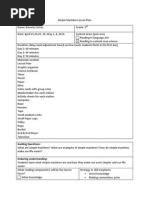 Simple Machine Lesson Plan