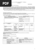 De La La Salle University - Manila Syllabus