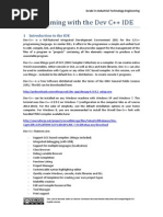 Introduction To DevC - IDE
