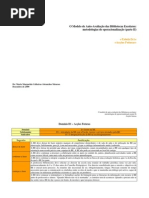 O Modelo de Auto-Avaliação das Bibliotecas Escolares-metodologias de operacionalização - Parte II - Accoes Futuras