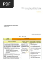 O Modelo de Auto-Avaliação das Bibliotecas Escolares-metodologias de operacionalização - Parte II