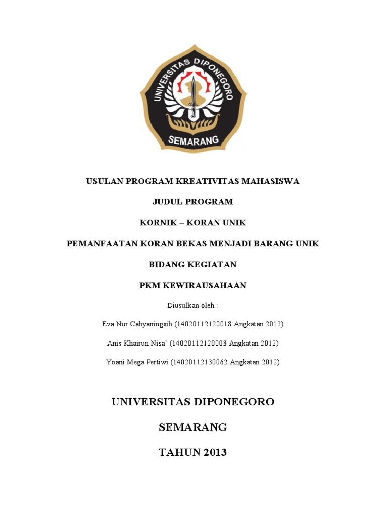 pkm kewirausahaan pkm kewirausahaan