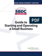 Guide To Starting and Operating A Small Business