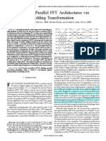 15.pipelined Parallel FFT Architectures Via Folding Transformation