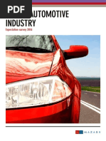 Indian Automotive Industry: Expectation Survey 2014