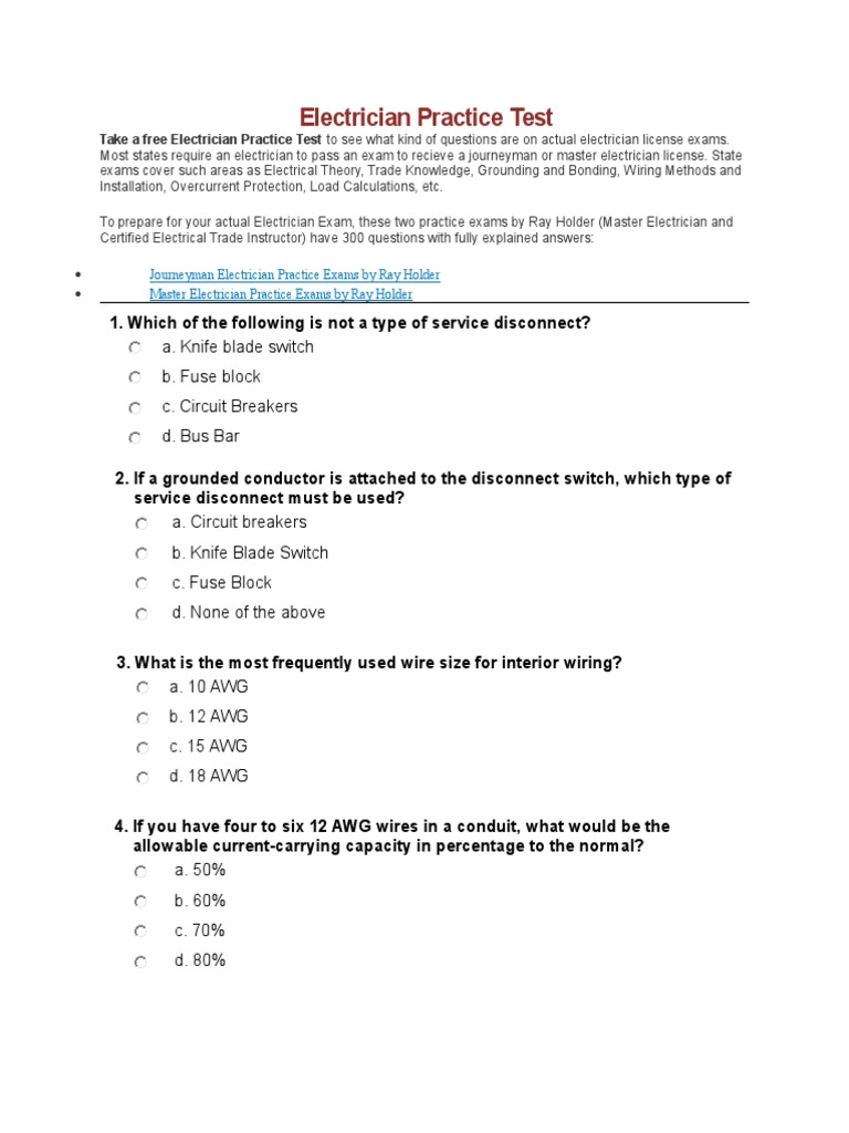 electrician-practice-test-pdf-electrician-electric-current