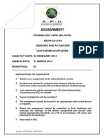Assignment Question Paper (Cover)