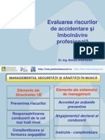 evaluarea riscurilor  profesionale