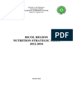 Bicol Region Nutrition Strategic Plan, 2012-2016