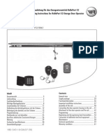 Rademacher Rolloport S2 Garrage Door Motor Manual