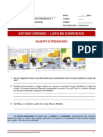 Estudo Dirigido LINGUA PORTUGUESA 7º ANO REC. PARALELA PDF