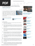 Download A Tutorial for Mixing  Mastering Adobe Audition _ eHowpdf by Jamohl Supremo Alexander SN243446026 doc pdf