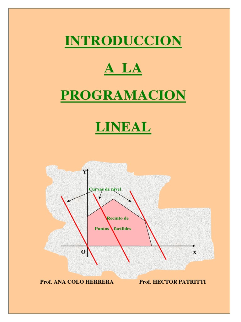 Programacion Lineal PDF | PDF | Programación lineal | Línea (geometría)