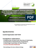 Spongospora Diseases of Solanum Tuberosum South American Origins and Worldwide Problems, Requiring Integrated Management Solutions