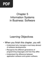 Information Systems in Business: Software