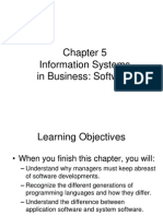 Information Systems in Business: Software