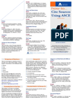How To... : Cite Sources Using ASCE