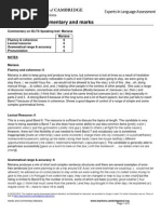 Marks and Commentary Mariana