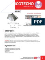 Arcotecho Ficha Tecnica AceroMart PDF