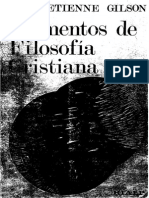 GILSON, Etienne - Elementos de Filosofía Cristiana PDF