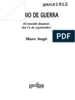 AUGÉ, MARC - Diario de Guerra (El Mundo Después Del 11 de Septiembre) (Por Ganz1912) PDF