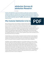 Customer Satisfaction Surveys & Research Explained