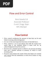 Flow and Error Control: Bore Gowda S.B Associate Professor E and C Engg. Dept. MIT, Manipal