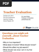 HCPS Teacher Evaluation Handbook | PDF | Teachers | Knowledge