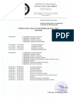 Structura Master Urbanism 2014 2015