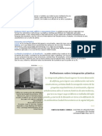 La Plástica Es El Arte de Plasmar o Modelar Una Materia para Moldearla de Una Determinada Forma