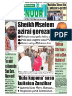 Sheikh Mselem Azirai Gerezani: Mujahidina' Shimon Elliot A.K.A Abu Bakr Al-Qurashiy