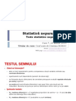 Curs 7 Statistica Neparametrica