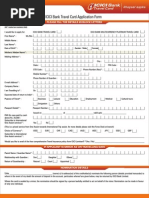 Travel Card N Multicurrency Application Form