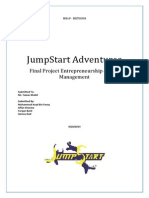 Jumpstart Adventures: Final Project Entrepreneurship & Sme Management