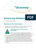 The Boomerang Guidelines 1112