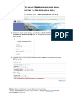Panduan Tes Kompetensi Mahasiswa Baru