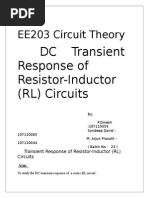 Transient Response of RL Circuit