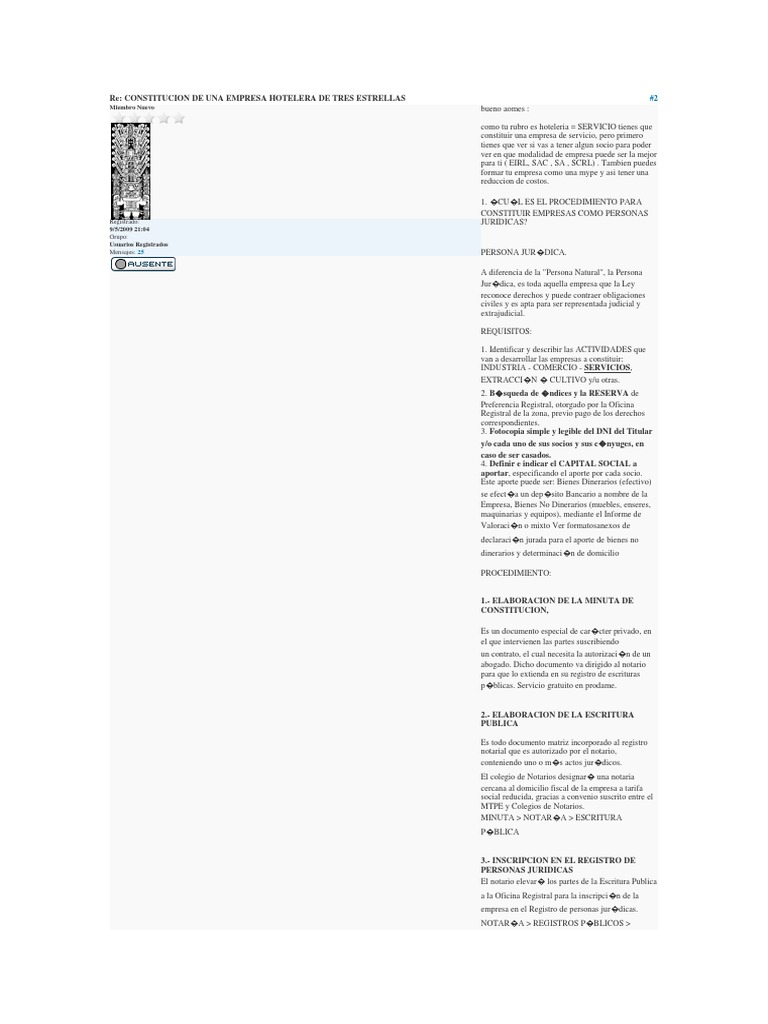 Creaciòn de Empresa Hotelera PDF Hotel Turismo