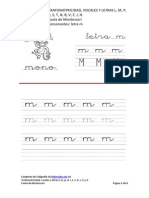 8-Letra M Pauta de Montessori PDF