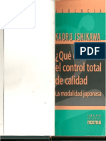 K. Ishikawa - Control Total Calidad PDF