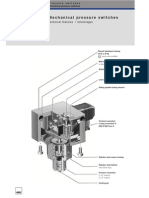 Mechanical Pressure Switches: Version Also Available