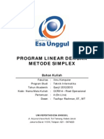 4 Program Linear Dengan Metode Simplex
