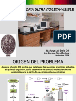 Espectroscopía UV-Visible: Determinación de estructuras de sistemas conjugados