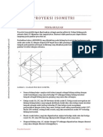  Proyeksi Isometri