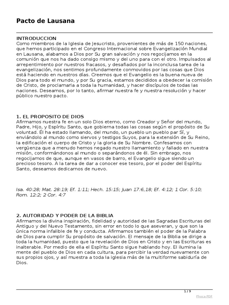 Lausanne covenant pdf pdf pecado mitolog a